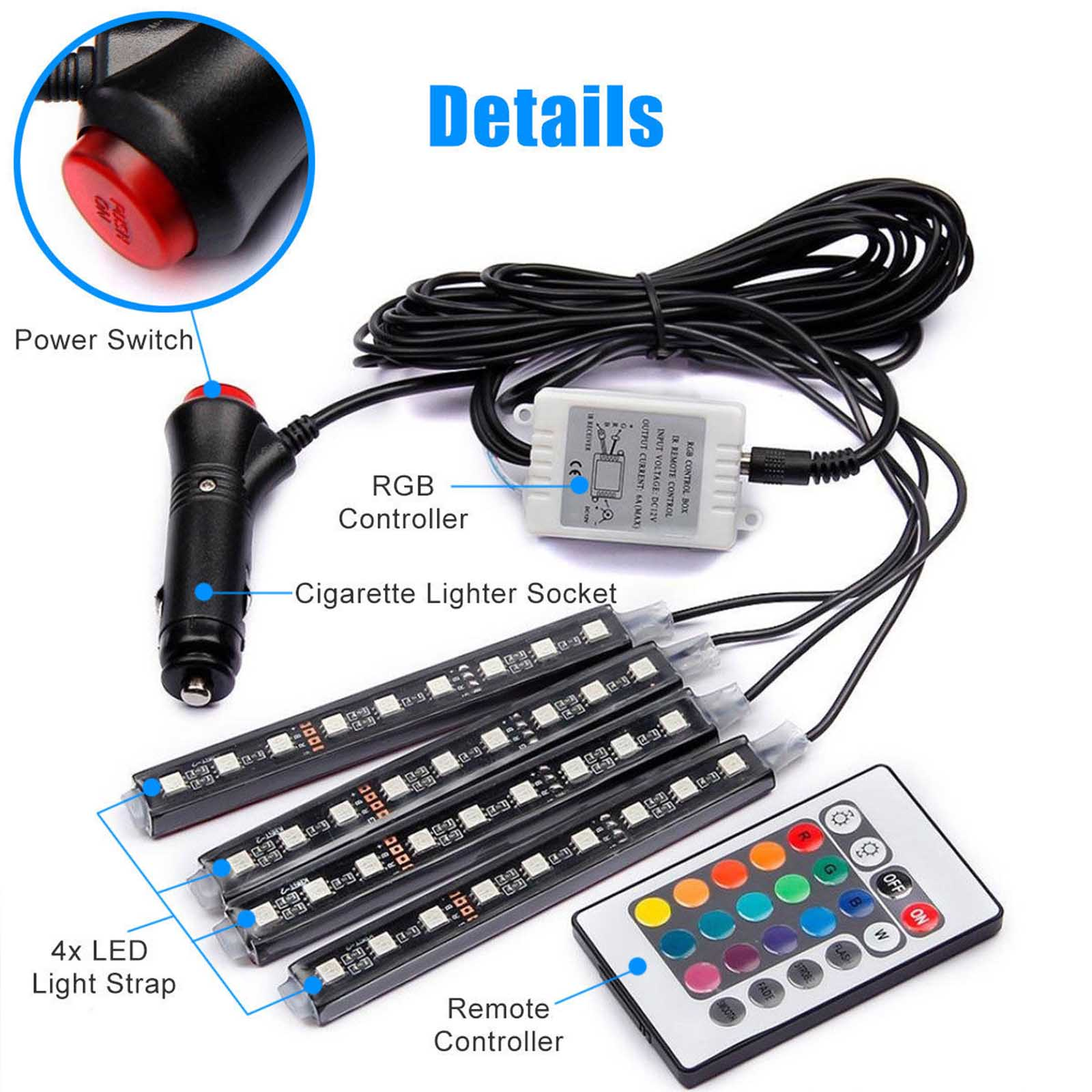 RGB Car Interior Neon Lights